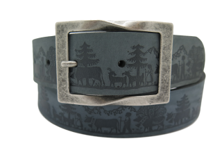 Ledergurt Branding Alpsommer 40mm (11065/72-40)